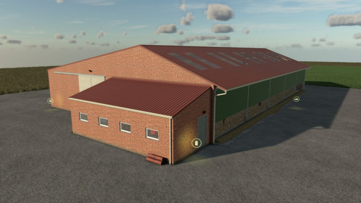 fs25-mods,  Cowshed With Garage V1.0