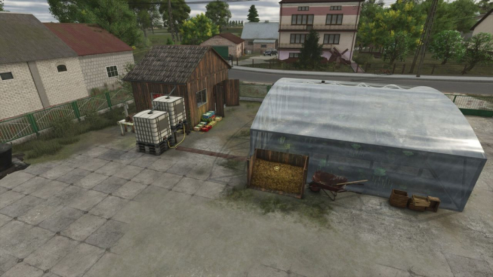 fs25-mods, Greenhouse With Storage V1.0