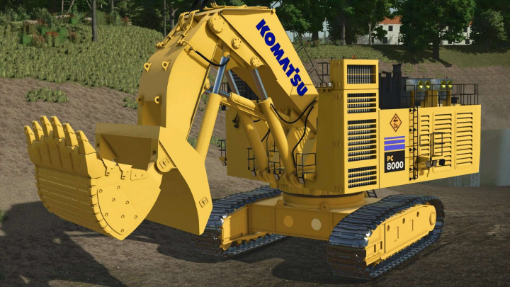 fs25-mods,  Komatsu PC 8000 v1.0