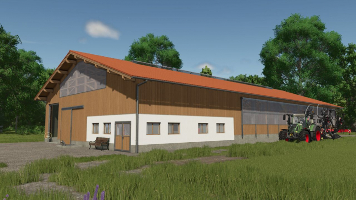 fs25-mods,  Modern Cow Barn V1.1