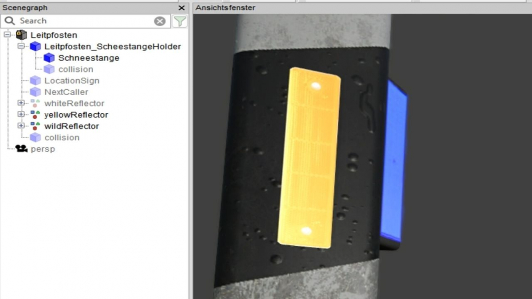German Road Poles Prefab V1.1