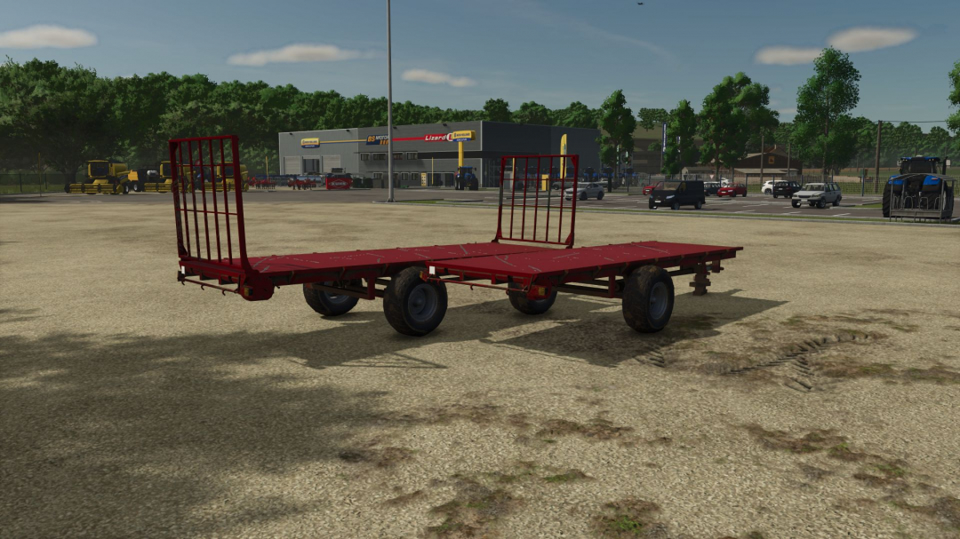 Old flatbed trailer V1.0