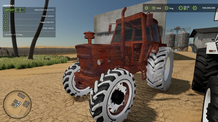 fs22-mods, Rusty Tractor With Old Plow
