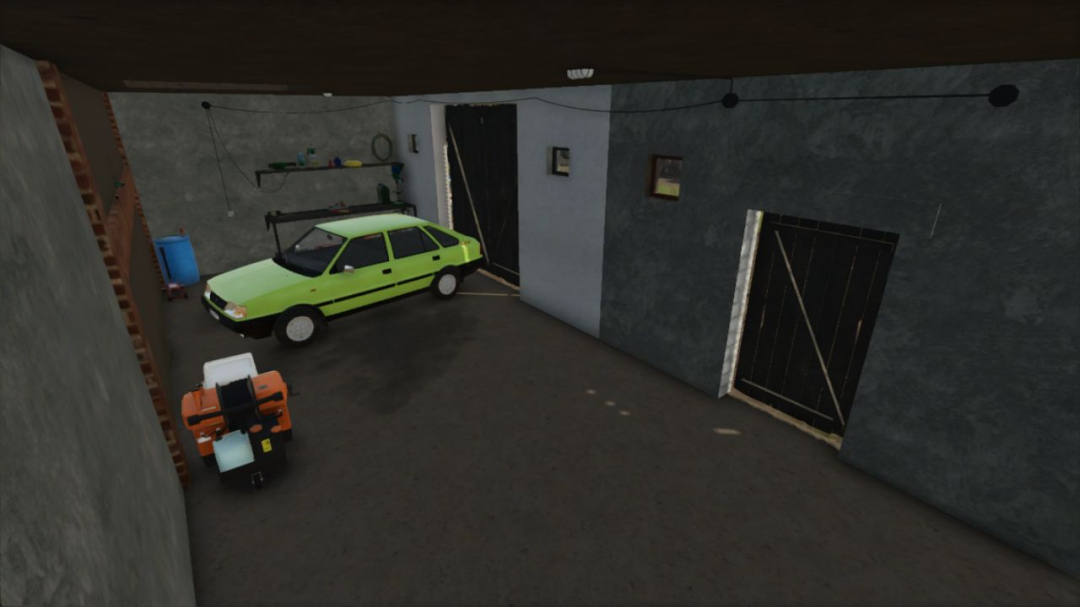 Outbuilding with garage V1.0