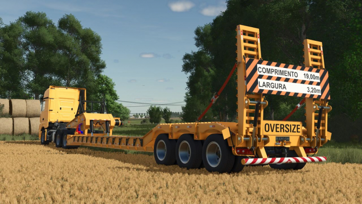 fs25-mods, Randon Low Loader Movable Neck V1.0