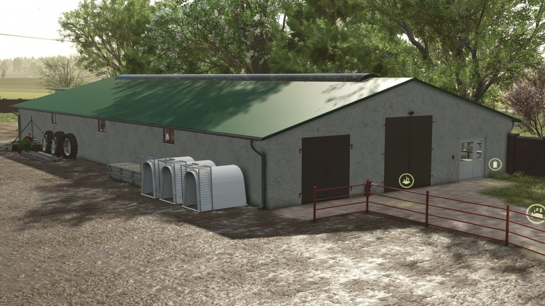 Cow Barn with shed V1.0