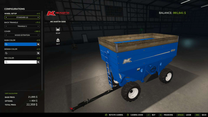 fs25-mods, MK Martin 5000 Gravity Wagon v1.0
