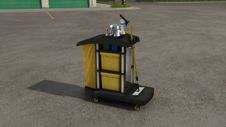 fs25-mods,  Super Cleaner Cart V1.0