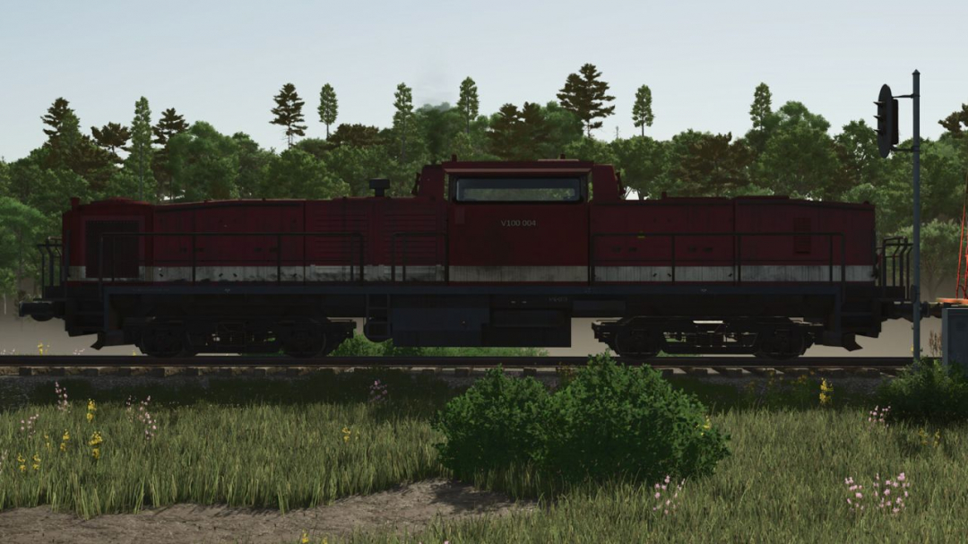 Diesel Locomotive V100 Prefab V1.0