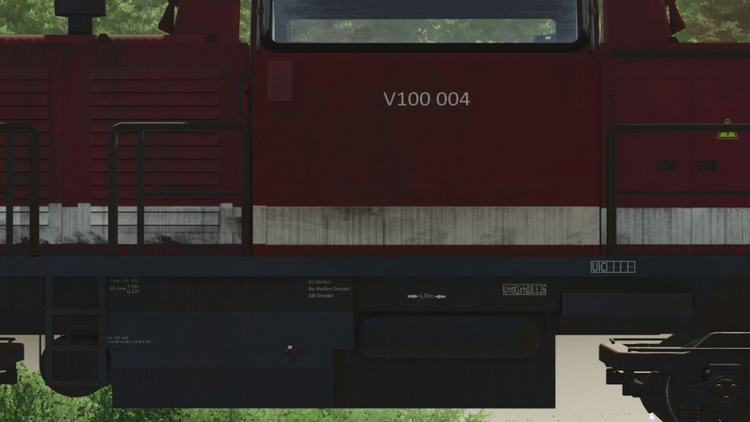 Diesel Locomotive V100 Prefab V1.0