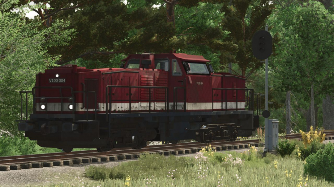 Diesel Locomotive V100 Prefab V1.0