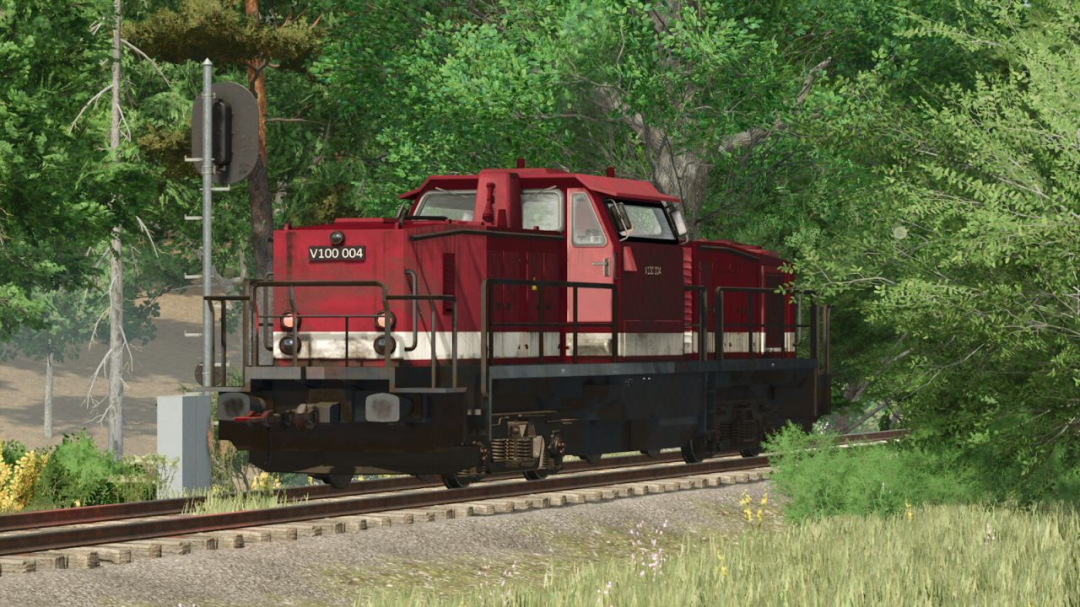 Diesel Locomotive V100 Prefab V1.0