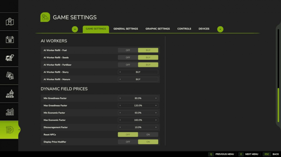 Dynamic Field Prices V1.0