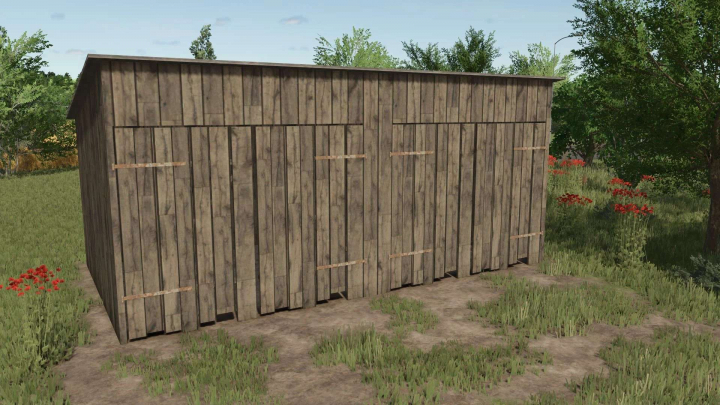 fs25-mods, Old wooden garage v1.0