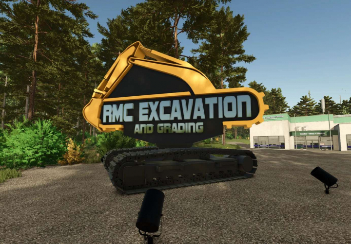 fs25-mods,  RMC Excavation Sign v1.0