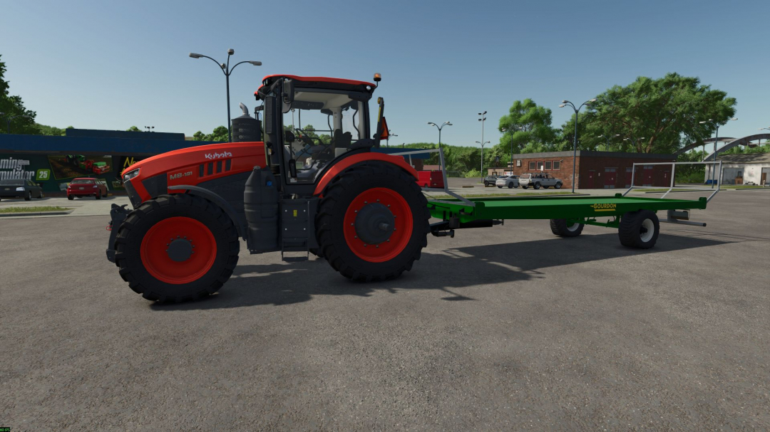 Gourdon semi-mounted tray V1.0