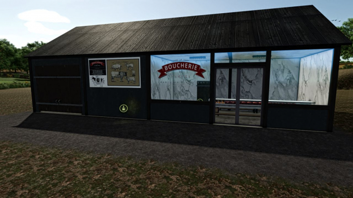 fs25-mods,  Butcher’s shop V1.0
