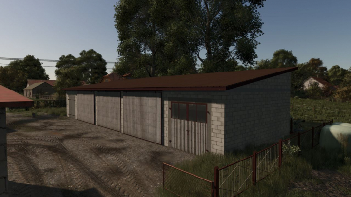 fs25-mods,  Concrete Block Garage V1.0.0.1