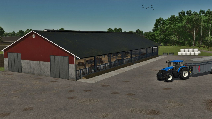fs25-mods, Deep-Bedded Cowshed V1.0