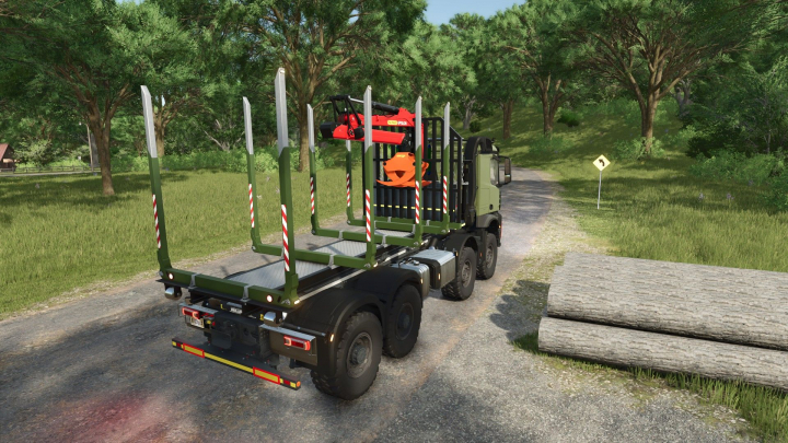 fs25-mods, HKL Forestry platform with cran V1.0