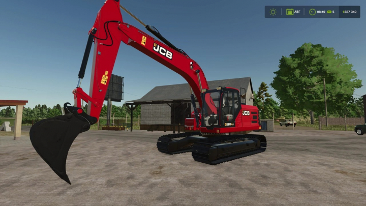 fs25-mods,  JCB 220X Excavator v 1.0.0.2