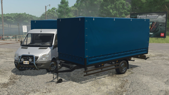 fs25-mods,  Mercedes-Benz Sprinter trailer V1.0