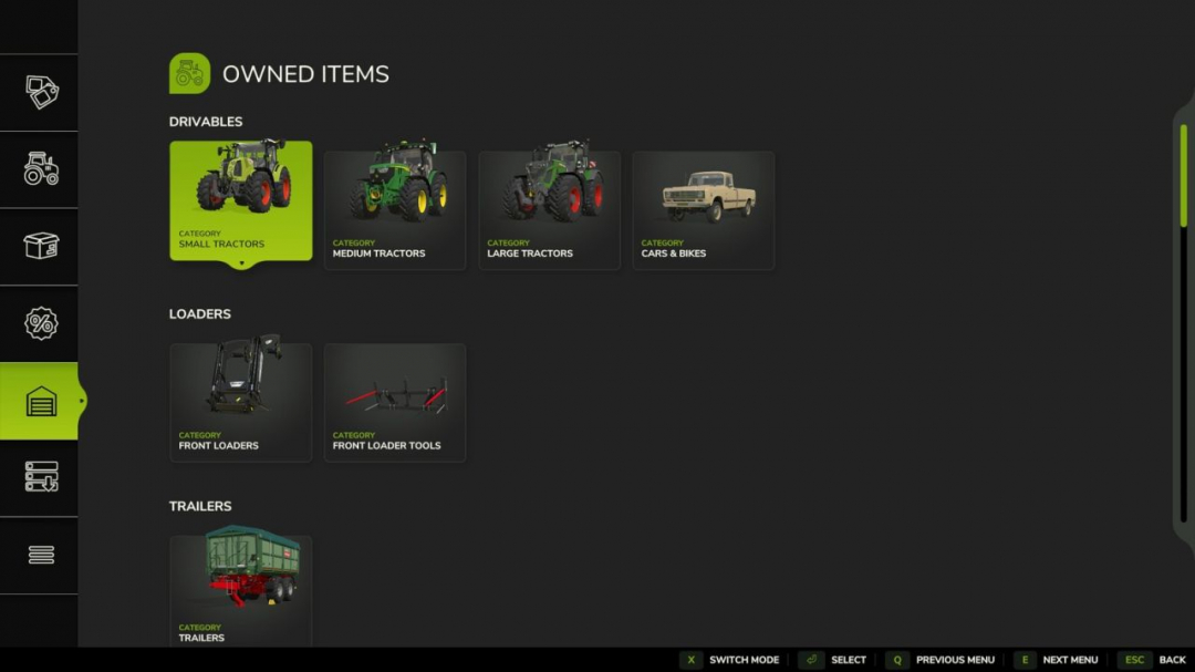 Garage Menu V1.0.0.3