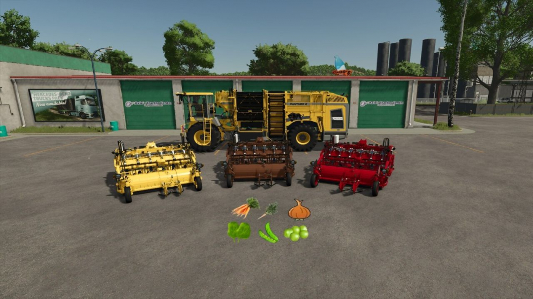 Ropa Panther Rootcrops And Vegetables Harvester Pack V1.1