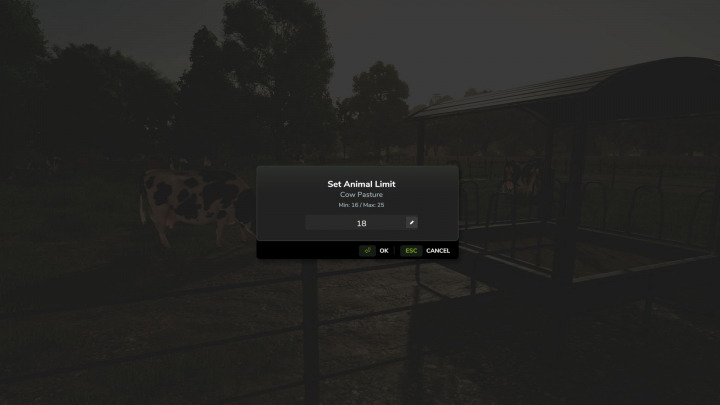fs25-mods, Control animal pen capacity V1.0