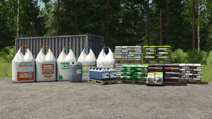 fs25-mods, Finnish Big Bags And Pallets V1.0