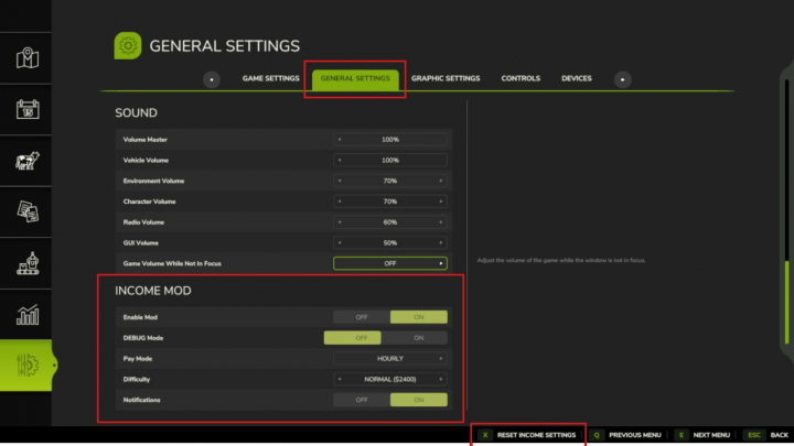 fs25-mods, Income Mod V2.0.0.1