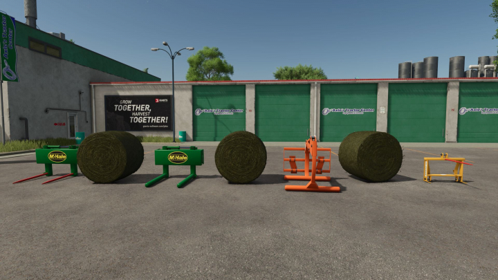 fs25-mods, Round Bale Handlers V1.0