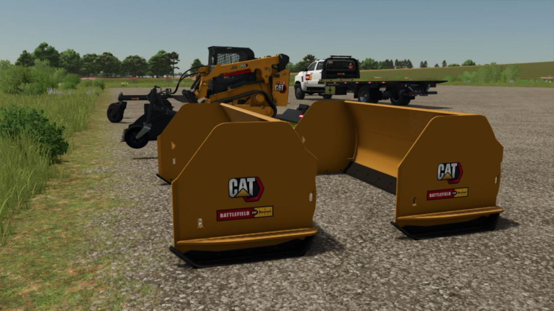 CAT Snow Plow for Skid Steer V1.0