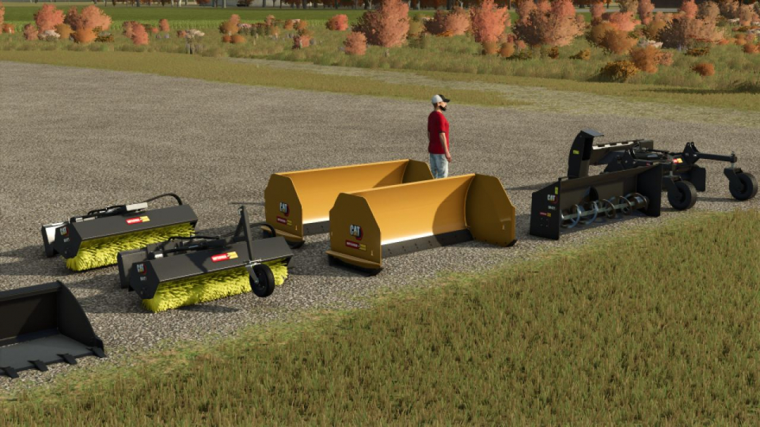 CAT Snow Plow for Skid Steer V1.0