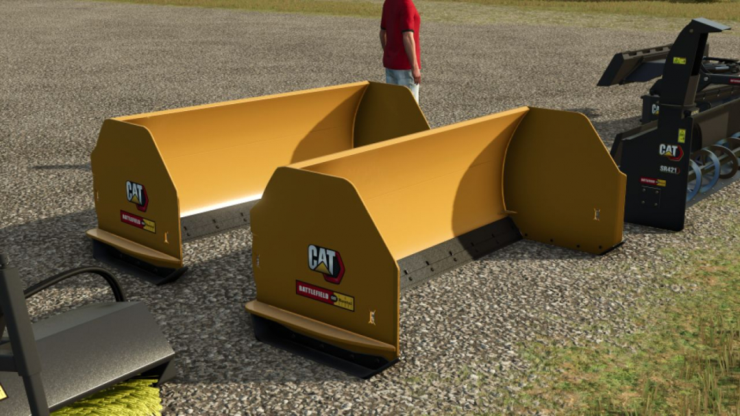 CAT Snow Plow for Skid Steer V1.0