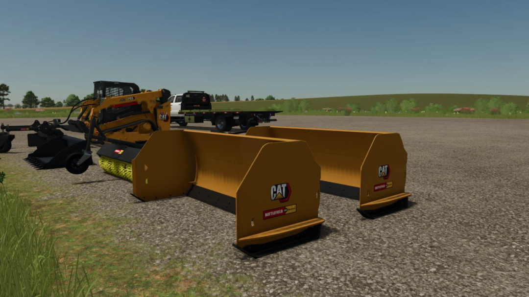 CAT Snow Plow for Skid Steer V1.0
