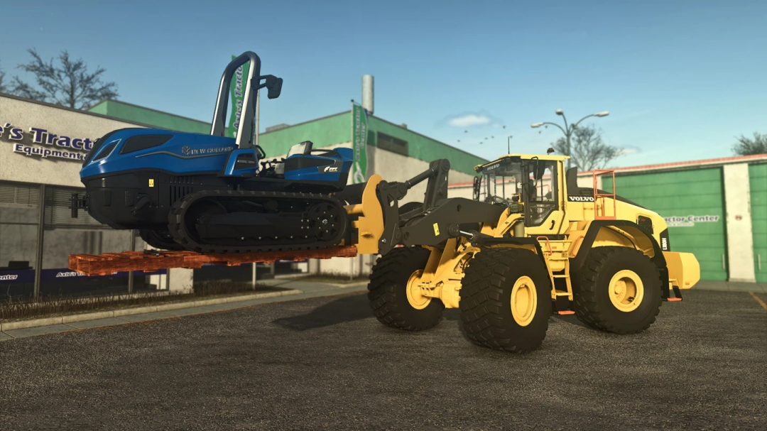 Pallet w Tension Belts & Long Pallet Forks v1.0