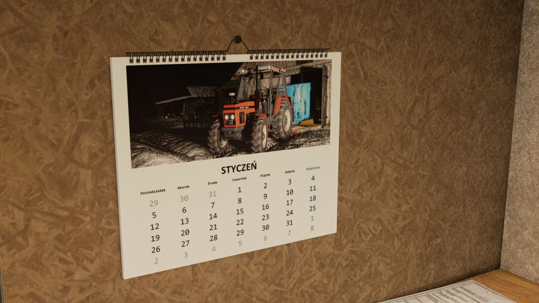 Polish Calendar Prefab V1.0