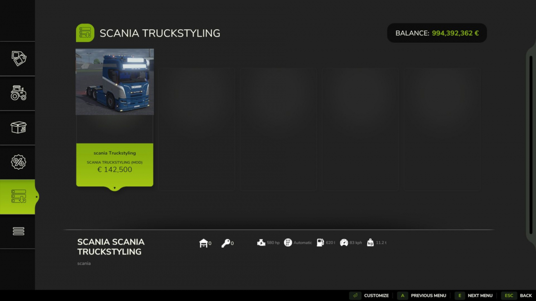 Scania Truckstyling V1.0