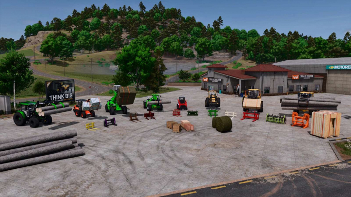 fs25-mods,  Pallet Fork With Tension Belts v1.0