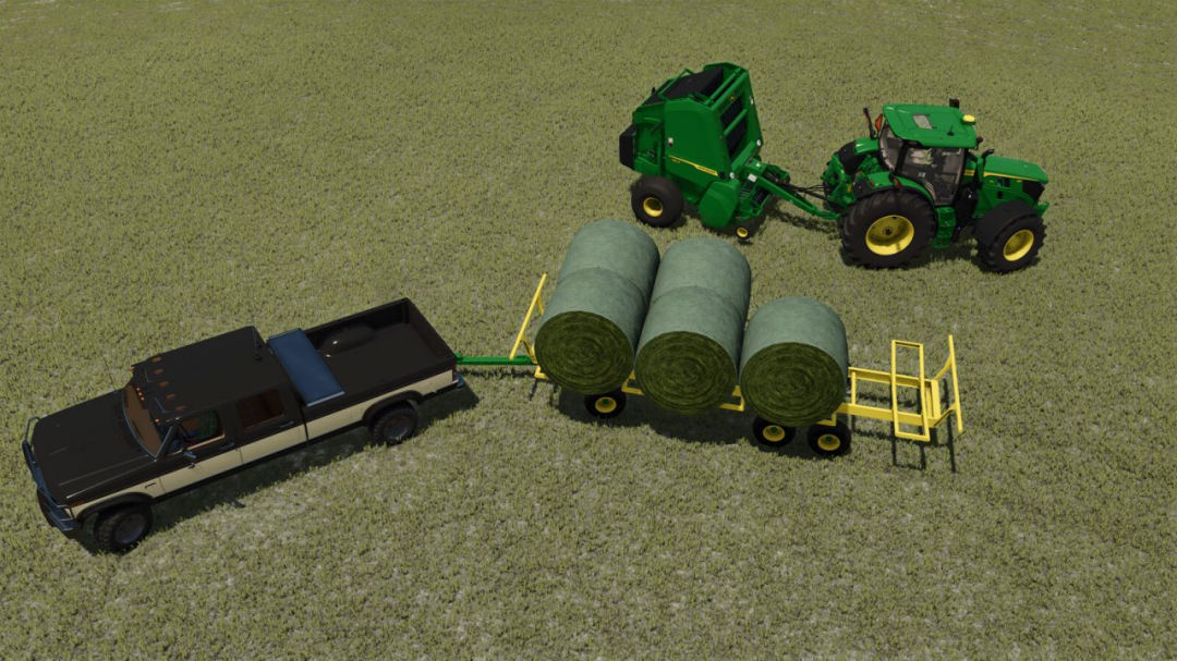 John Deere 1275 Bale Wagons V1.0