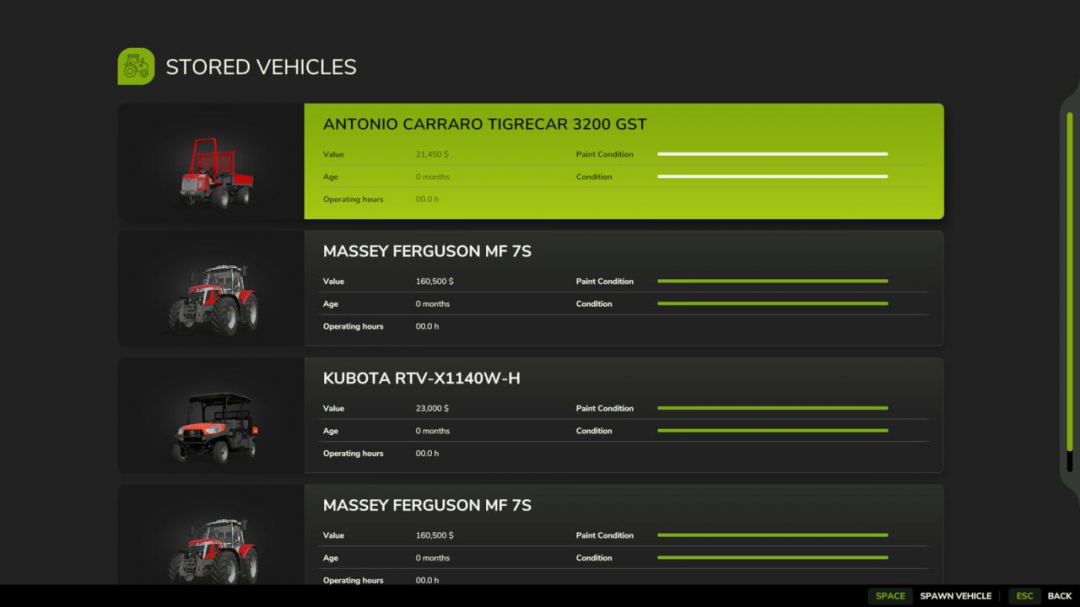 Vehicle Shop Storage V1.0.0.1