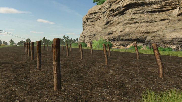 fs25-mods,  Barbed Wire Fence V1.0