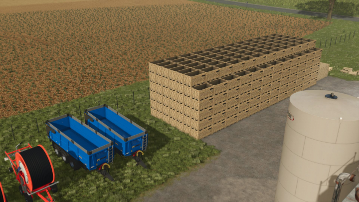 fs25-mods, Placeable Palox wooden pallet box V1.1