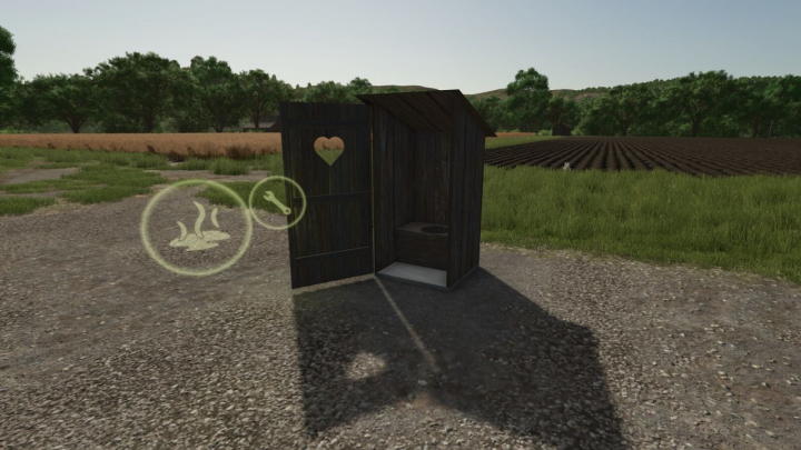 fs25-mods,  Woodtoilet V1.0