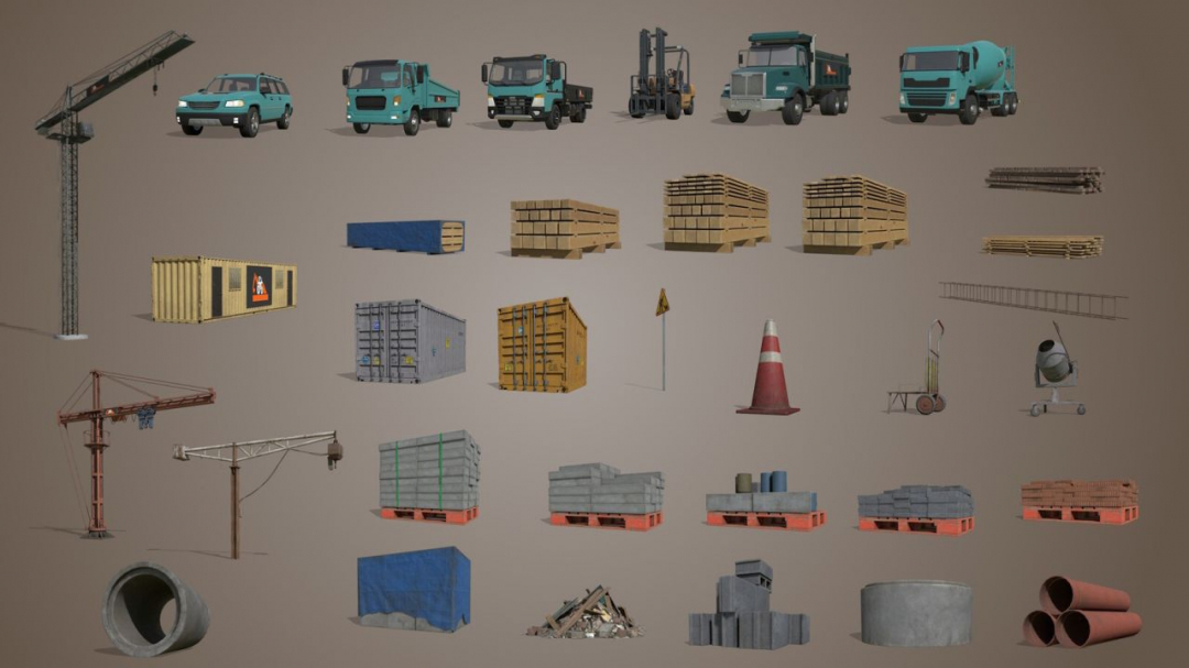Construction Site Decorations v1.0