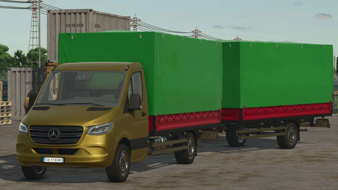 Mercedes Benz Sprinter W910 & Trailer v1.0