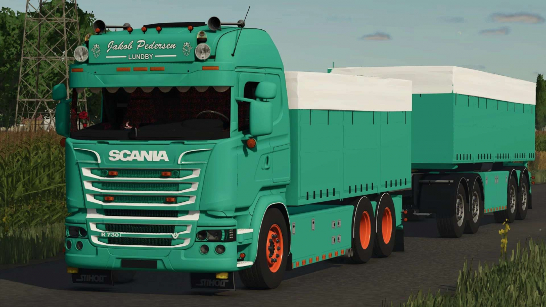 Scania R730 Jakob Pedersen & Trailer v1.0