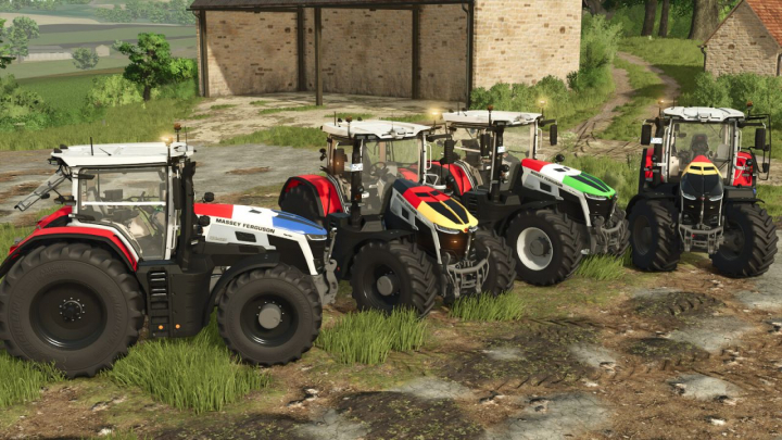 fs25-mods, Massey Ferguson 9S Patriotic V1.0
