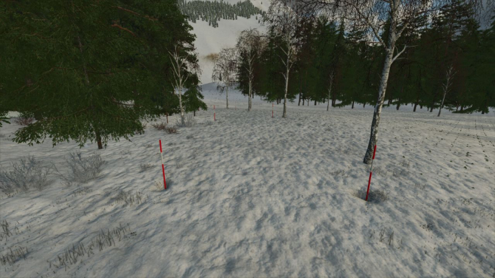 fs25-mods,  Swedish Snow Pole V1.0